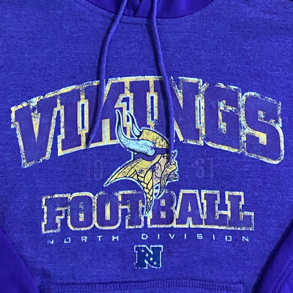Vintage NFL Minnesota Vikings North Division Hoodie - Picture 2 of 5